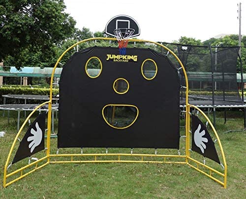 Jumpking Foldable Practice Goal 3 in 1 Kick, Shoot & Toss