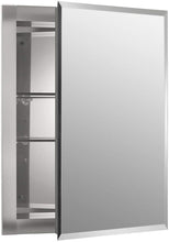 Load image into Gallery viewer, Kohler K-Cb-Clr1620Fs Frameless 16 Inch X 20 Inch Aluminum Bathroom Medicine Cabinet; Recess Installation Only