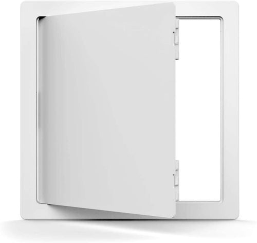 in. in. Plastic Wall or Ceiling Access Panel White