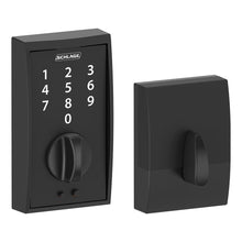Load image into Gallery viewer, Schlage Touch Century Deadbolt (Matte Black) BE375 CEN 622