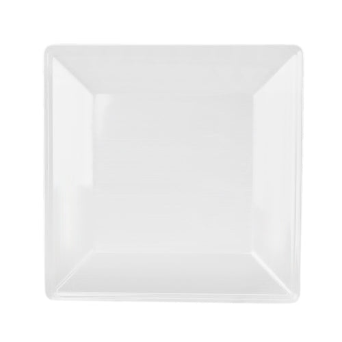 Global Goodwill Jazz Series 1-Piece Square Plate, Jazz White