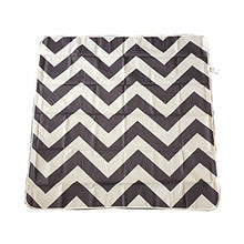 Load image into Gallery viewer, Multi-Use Catch All Floor Mat 125cm x 125cm (Chevron Grey)