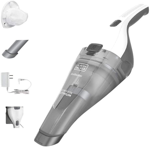 BLACK+DECKER Dustbuster Handheld Vacuum, Cordless, White (HNVC215B10)