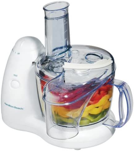 Hamilton Beach 70550RL PrepStar Food Processor with Bonus Chill Lid