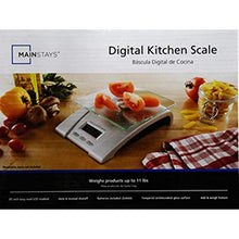 Load image into Gallery viewer, Mainstays Glass Digital Kitchen Scale