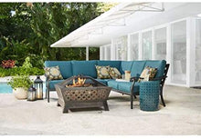 Load image into Gallery viewer, Hampton Bay Tipton 34 in. Steel Deep Bowl Fire Pit in Oil Rubbed Bronze