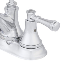 Load image into Gallery viewer, Silverton 4 in. Centerset 2-Handle Bathroom Faucet with Metal Drain Assembly in Chrome
