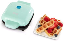 Load image into Gallery viewer, Dash Mini Waffle Stick Maker 4 inch, Aqua,