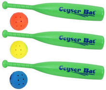 Load image into Gallery viewer, Geyser Guys Water Baseball &amp; Bat Pool Set | 3 Bats and 3 Water Baseballs