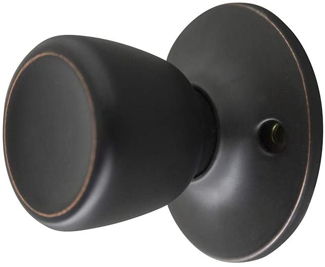 Design House 728691 Terrace Dummy Door Knob, Oil Rubbed Bronze, 1