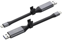 Load image into Gallery viewer, PNY Duo Link Sync &amp; Charge 32GB Metal Gray for iPhone/iPad