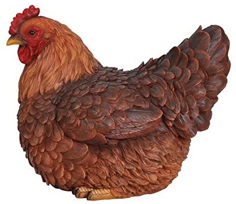 Hi-Line Gift Ltd Hen Squatting Statue
