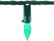 Load image into Gallery viewer, Home Accents Holiday 17.3 ft. 50-Light Green LED Faceted C3 Super Bright Constant-On Light String