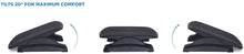 Load image into Gallery viewer, Mount-It! Ergonomic Footrest for Office or Home | Under Desk Tilting Footrest | Adjustable Desk Foot Rest with Massaging Surface and 3 Tilt Positions