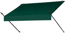 Load image into Gallery viewer, Modern Designer Awning w Easy Installation Kit - 4-Feet Width (Forest Green)
