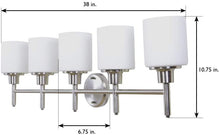 Load image into Gallery viewer, Design House Aubrey Transitional Indoor Wall Light Dimmable Frosted Glass