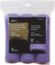 Load image into Gallery viewer, High-Capacity Polyester Knit Paint Roller Cover Pack of 3