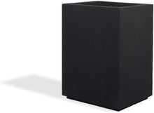 Load image into Gallery viewer, PolyStone Cozumel Tall Modern Outdoor/Indoor Column Planter, Lightweight, Heavy Duty, Weather Resistant, Polymer Finish, Commercial Grade and Residential, 23" L x 18" W x 30" H