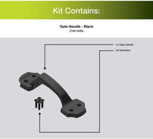 Load image into Gallery viewer, Boerboel Gate Solutions Boerboel 73014320 Black Gate Handle