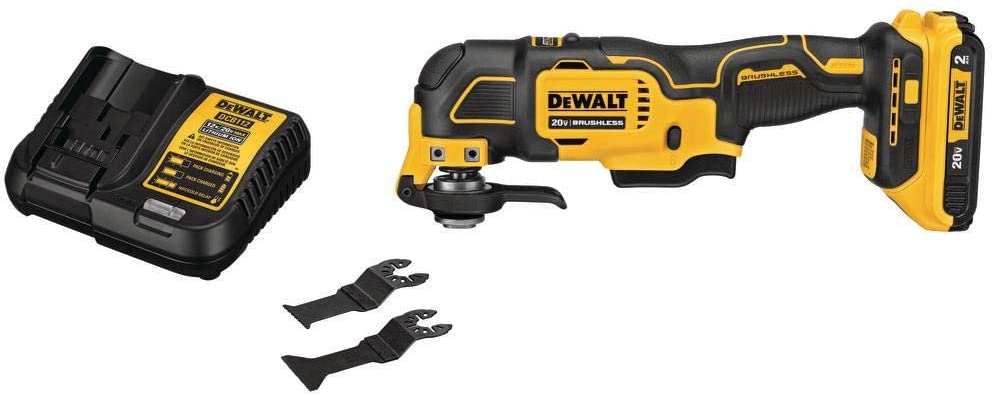20-Volt MAX Lithium-Ion Cordless Brushless Oscillating Tool Kit with (1) 2.0Ah Battery & Charger