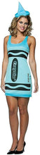 Load image into Gallery viewer, Sky Blue Crayola Crayon Women's Costume