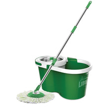 Load image into Gallery viewer, Libman Mop and Bucket Green/White Spin Mop &amp; Bucket