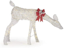 Load image into Gallery viewer, Home Accents Holiday 3.5 ft Polar Wishes LED Doe with Bow