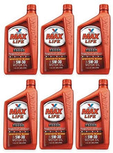 Load image into Gallery viewer, Valvoline Oil VV1556 Maxlife Motor Oil, High-Mileage, SAE 5W30, 1-Qt., Must Purchase In Quantities of 6 - Quantity 6