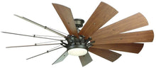 Load image into Gallery viewer, Home Decorators Collection Trudeau 60 in. LED Espresso Bronze Ceiling Fan