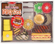 Load image into Gallery viewer, Melissa &amp; Doug Grill &amp; Serve BBQ Set