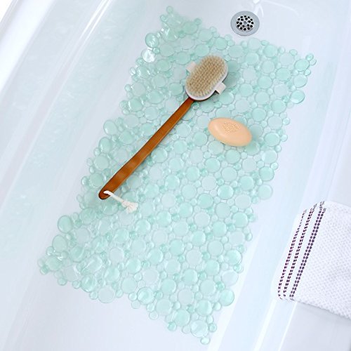 Burst of Bubbles Bath Mat - Light Green
