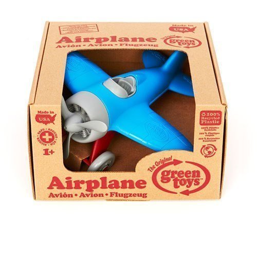 Green+Toys+Airb-1027+8.50+X+9+X+4.50%22+Blue+Airplane