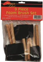 Load image into Gallery viewer, 9PC Foam Brush Set