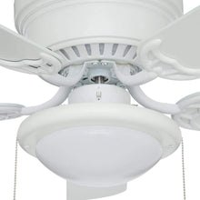 Load image into Gallery viewer, Hugger AL383CP-MWH 44 in. LED Matte White Ceiling Fan