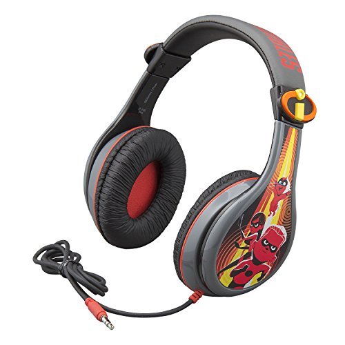 Incredibles 2 Headphones for Kids with Built in Volume Limiting Feature for Kid Friendly Safe Listening