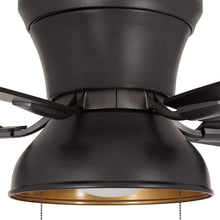 Load image into Gallery viewer, Banneret u00a052 in. LED Natural Iron Ceiling Fan with Light