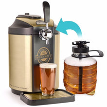 Load image into Gallery viewer, Nostalgia CBD5 Homecraft Kegerator On Tap Beer Growler Cooling System