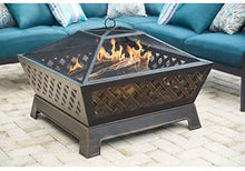 Load image into Gallery viewer, Hampton Bay Tipton 34 in. Steel Deep Bowl Fire Pit in Oil Rubbed Bronze