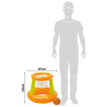 Load image into Gallery viewer, Intex Floating Hoops Basketball Game Colors May Vary