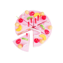 Load image into Gallery viewer, Mundo Toys Birthday Cake Play Food Set PINK 75Pcs Plastic Kitchen Cutting Toy Pretend Play