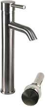 Load image into Gallery viewer, Brienza Moncalieri Brushed Nickel European Vessel Sink Faucet and Drain Set