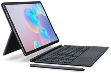 Load image into Gallery viewer, Samsung Tab S6 10.5" (T860) Bookcover Keyboard Gray-EF-DT860UJEGUJ