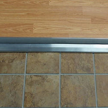 Load image into Gallery viewer, High 3-3/4&quot; Wide Aluminum Door Threshold with Vinyl Seal - #99000