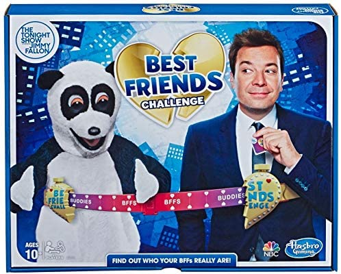 Hasbro Gaming The Tonight Show Starring Jimmy Fallon Best Friends Challenge Party Game for Teens & Adults