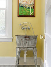 Load image into Gallery viewer, Benzara Multi-Functional Galvanized Metal Tub, Gray