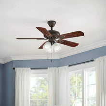 Load image into Gallery viewer, Hampton Bay AM212-ORB Glendale 42 in. Indoor Bronze Ceiling Fan with Light Kit