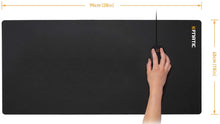 Load image into Gallery viewer, Fnatic Focus 2 Gaming Esports Mouse Mat Water-Resistant with Non-Slip Rubber Base, Smooth Cloth Surface for Computer, PC, Laptop - Black
