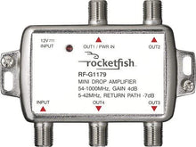 Load image into Gallery viewer, Rocketfish Bidirectional Mini Drop Amplifier (RF-G1179) Silver - New