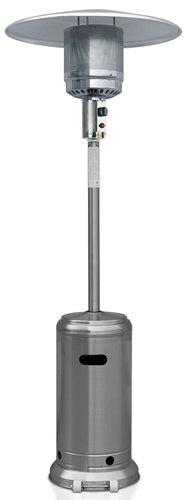Garden Sun GS4400SS Floor Standing 41,000 BTU Propane Powered Patio Heater With Push Button Ignition, Stainless Steel