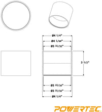 Load image into Gallery viewer, POWERTEC 70113 4-Inch Coupling for 4-inch OD fittings and adapters